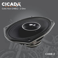 Cicada CH69.2 6X9″ COAX HORN – 2 OHM