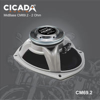 Cicada CM69.2 6X9″ MID-BASS – 2 OHM