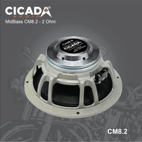 Cicada CM8.2 8″ MID-BASS – 2 OHM