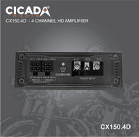 
              Cicada CX150.4D 150W X 4 AMPLIFIER
            