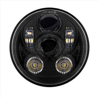 HOGWORKZ - HEADLIGHTS - Blackout 5 3/4" LED Harley Daymaker Style Headlight V2