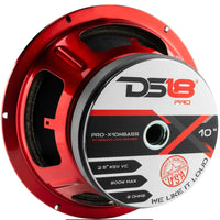 DS18 PRO-X10MBASS 10" Mid-Bass Loudspeaker 800 Watts 8-Ohm