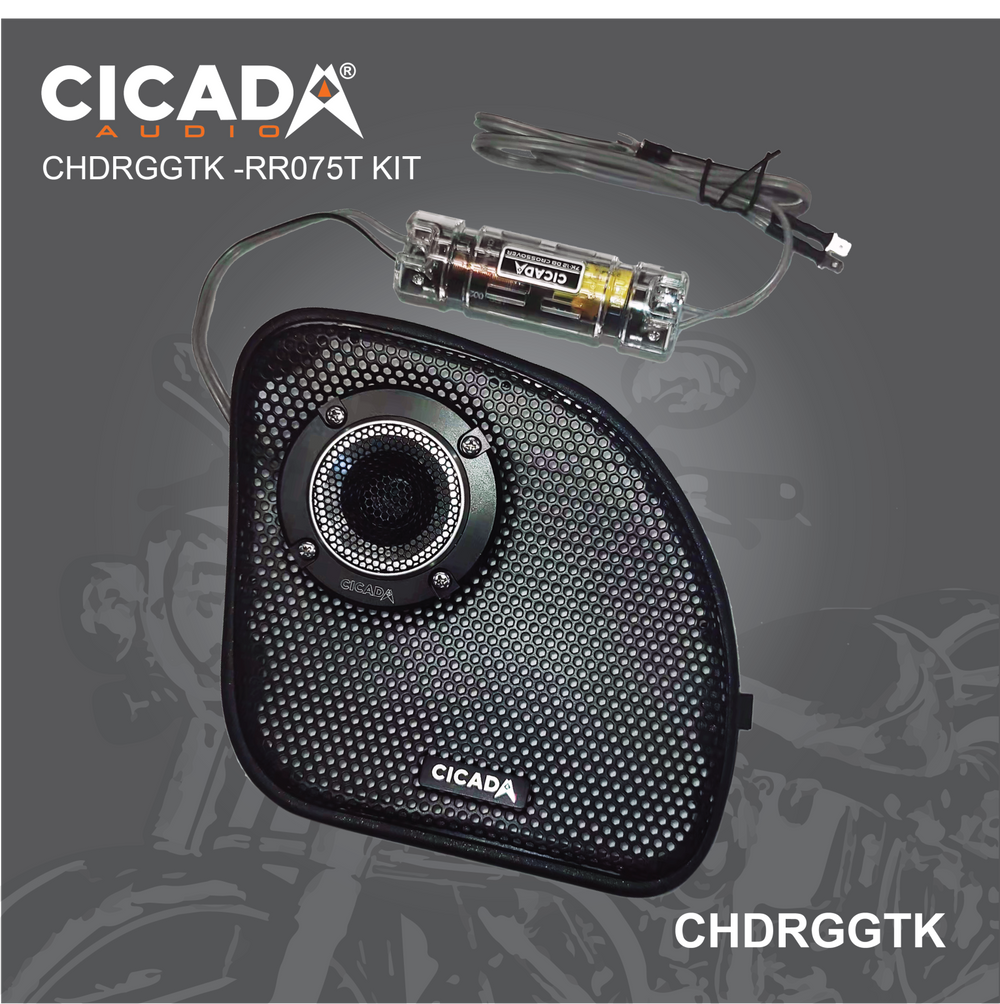 Cicada CHDRGGTK – 2014 + ROAD GLIDE GRILL W/ TWEETERS