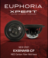 
              DB Drive Euphoria XPERT - EX8NMB-CF - 8" CARBON FIBER MID BASS
            