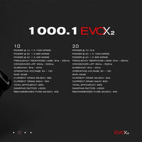 
              NEW 1000.1 EVOX2 1000watt RMS Subwoofer Amplifier
            