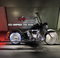 
              DIRTYBIRD CONCEPTS - LOWERS-  SOFTAIL - Harley Softail Loud Leg Warmers 8″ With Custom Crash Bar 2001 To 2017
            