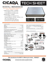 
              Cicada Audio BDA2000.4D Amplifier
            