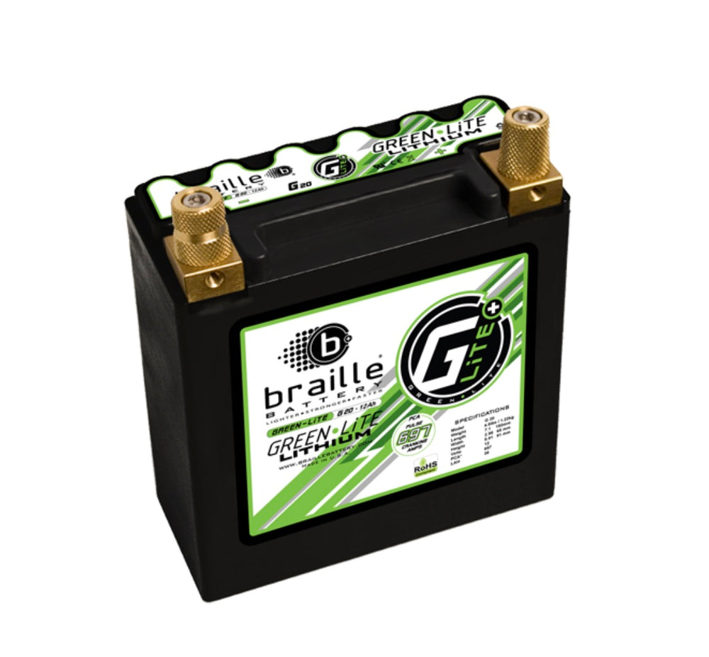 Batteries - Braille - G20- G20 - GreenLite (Automotive Spec) Lithium Battery
