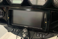 
              Radio - Double Din Radio Cover- Roadie Splash Covers for Harley Davidson 14 and up
            