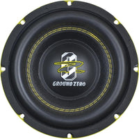 Ground Zero - GZRW 8XSPL - 8″ high quality SPL subwoofer with reinforced paper cone