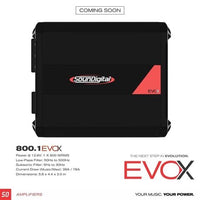 
              NEW SounDigital EVOX 800.1 - 2Ω or 4Ω
            