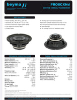 
              Beyma - Coaxial Speaker - 8” - PRO8CXnd
            