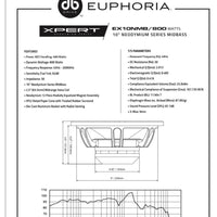 
              DB Drive Euphoria XPERT - EX10NMB 10" MID BASS
            