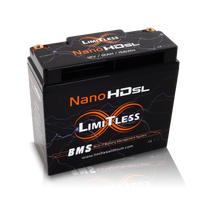 
              LIMITLESS LITHIUM - BATTERIES - Nano -HD SL Motorcycle / Power sports Battery (BCI 20 Case)
            