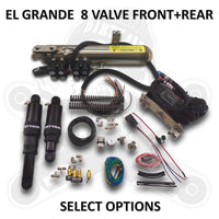 DIRTY AIR -  "El Grande" Front and Rear Complete Fast-Up Tank Kit 8-valve